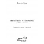 RIFLESSIONI E INCERTEZZE per clarinetto in sib e marimba